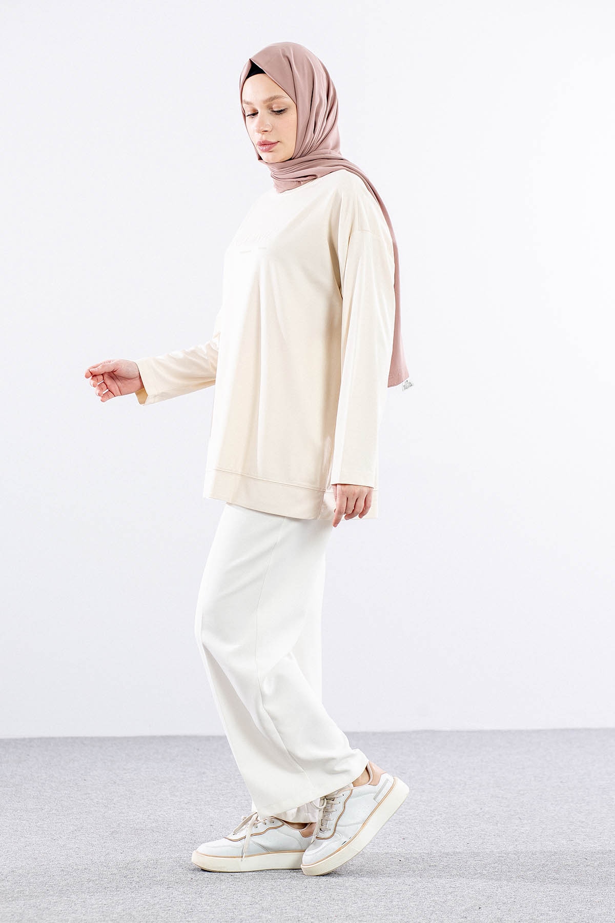 34297 Tunik Tek - Bej - 2