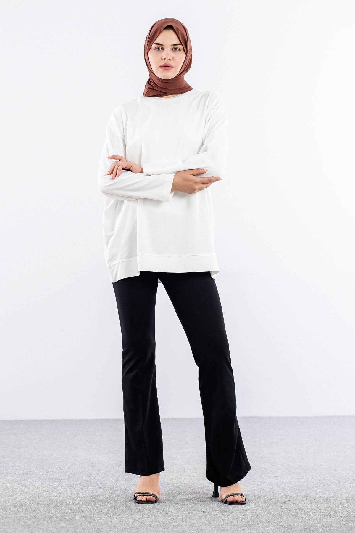 34297 Tunik Tek - Ekru - 1