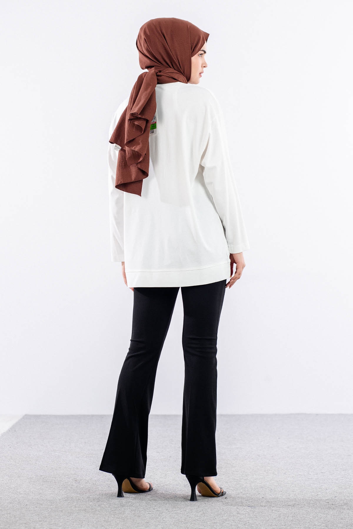 34297 Tunik Tek - Ekru - 5