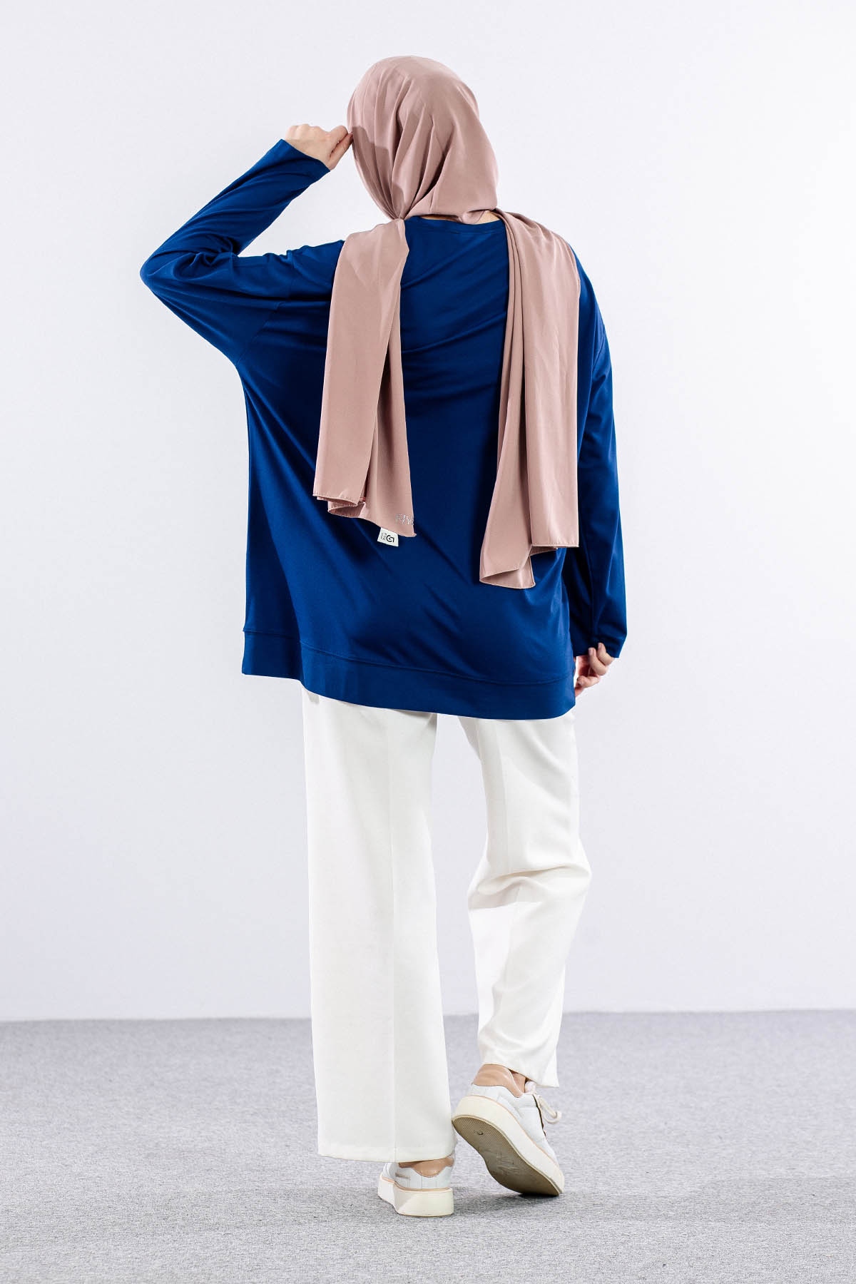 34297 Tunik Tek - Lacivert - 4