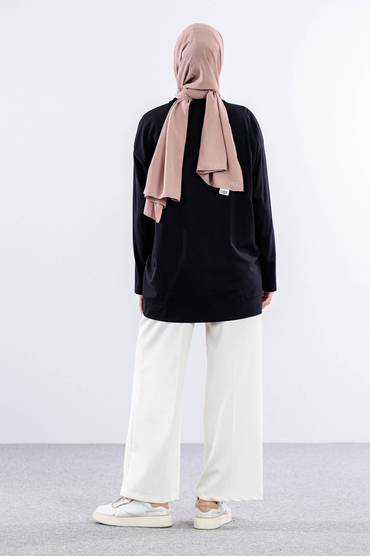 34297 Tunik Tek - Siyah - 4