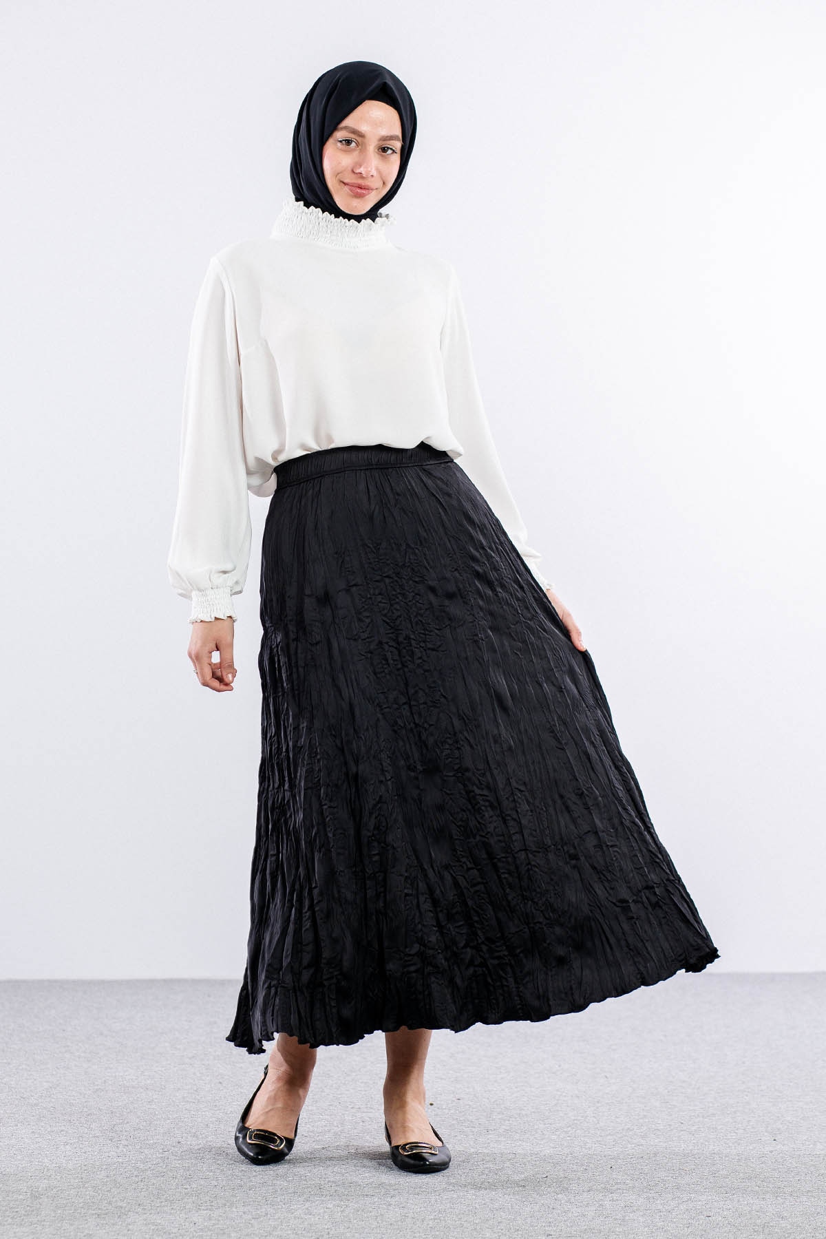 34591 Etek S-m-l Kraş - Siyah - 3