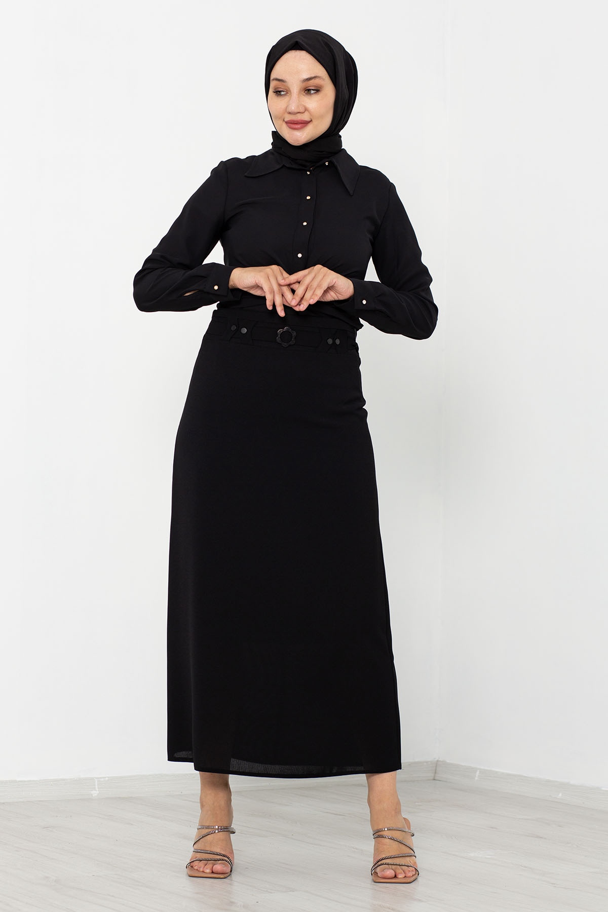 3468 Etek 42-52 - Siyah - 1