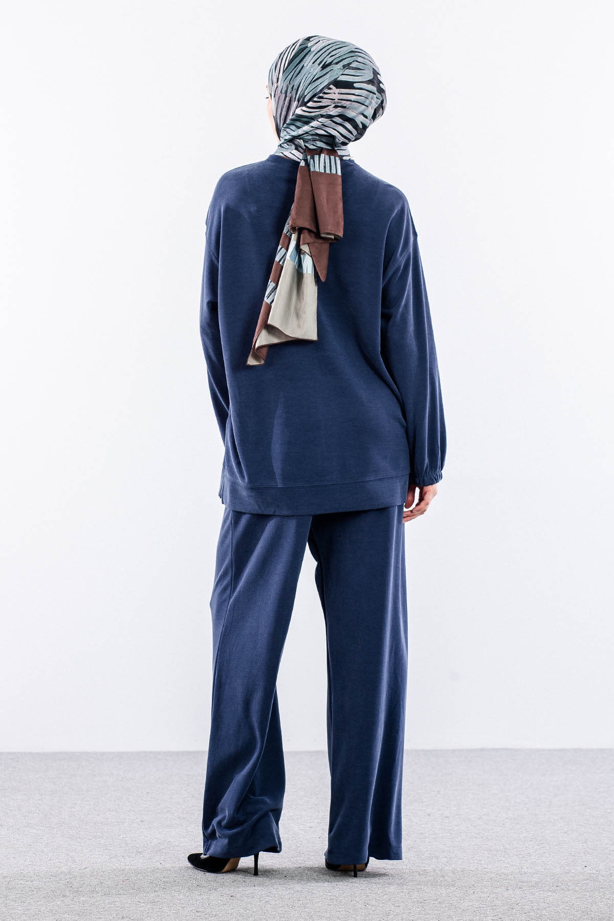 34764 Takim S-m-l Dikis Detay - Lacivert - 5