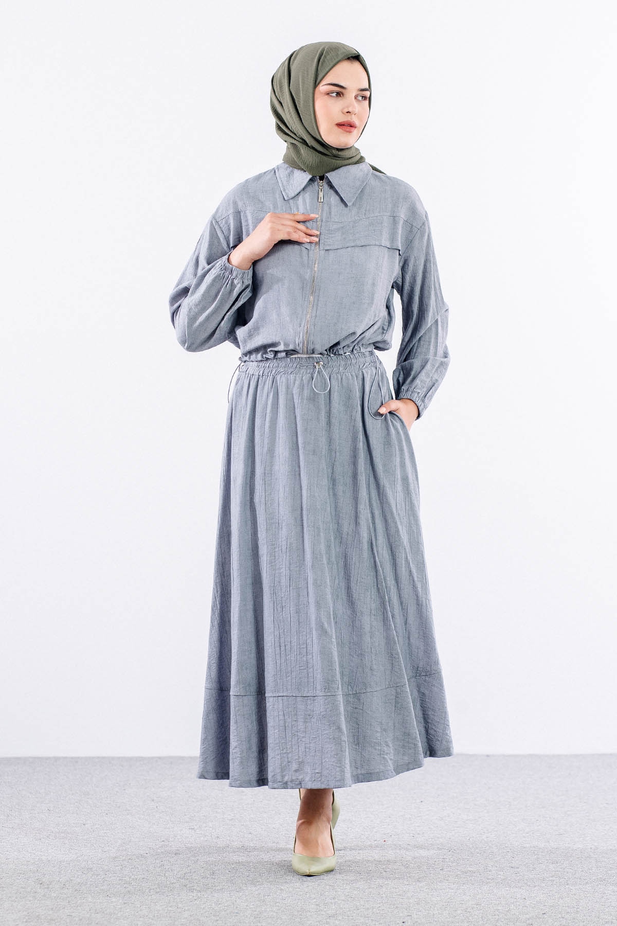 35080 E.takim S-m-l - Gri - 1