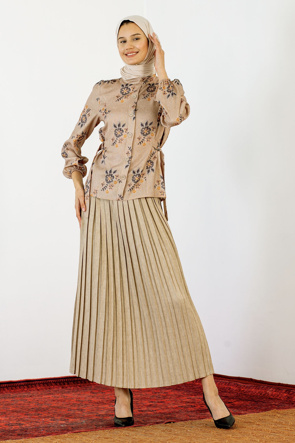 3519 Takim 38-46 Pptya - Bej - 1