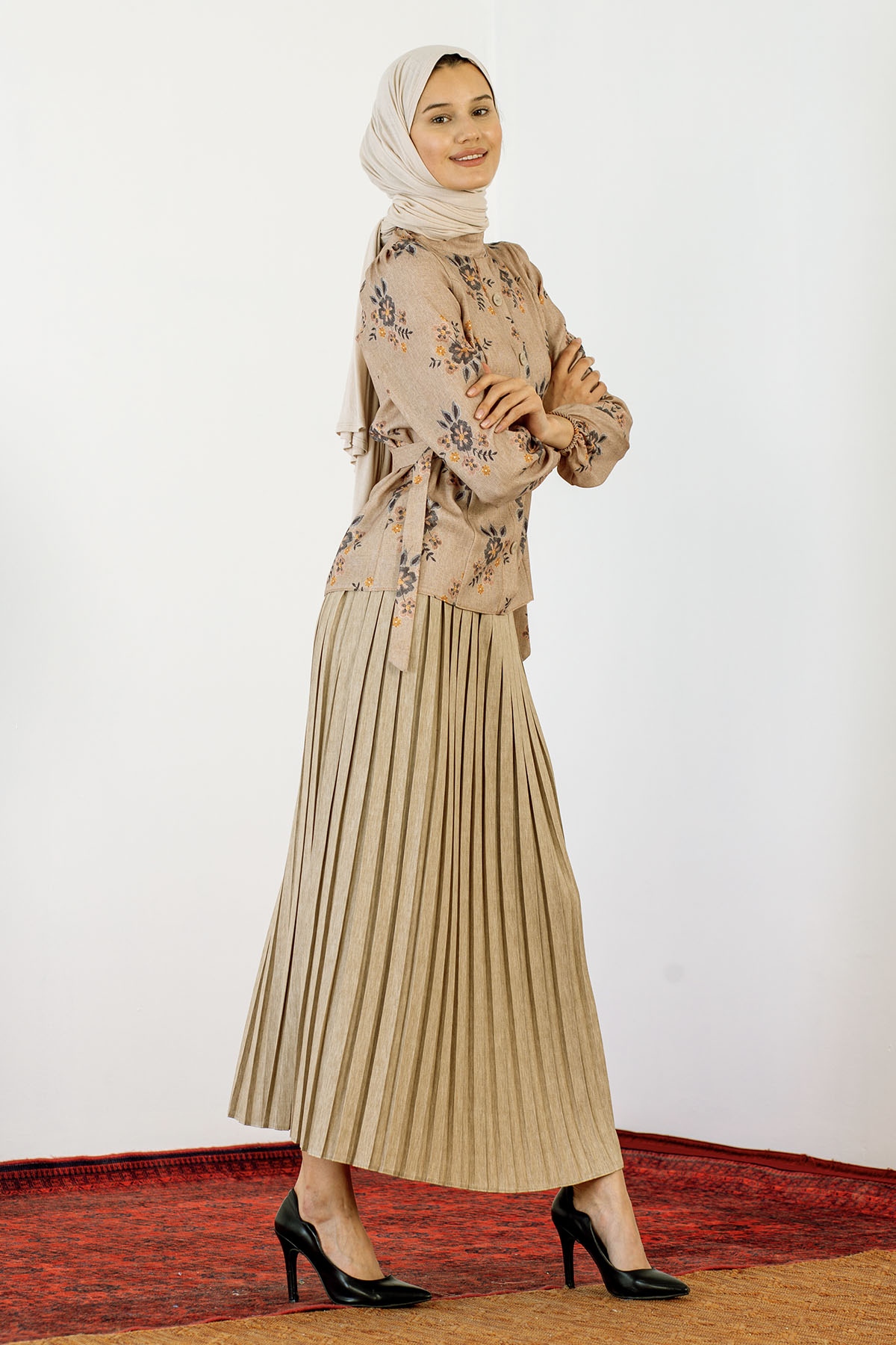 3519 Takim 38-46 Pptya - Bej - 4