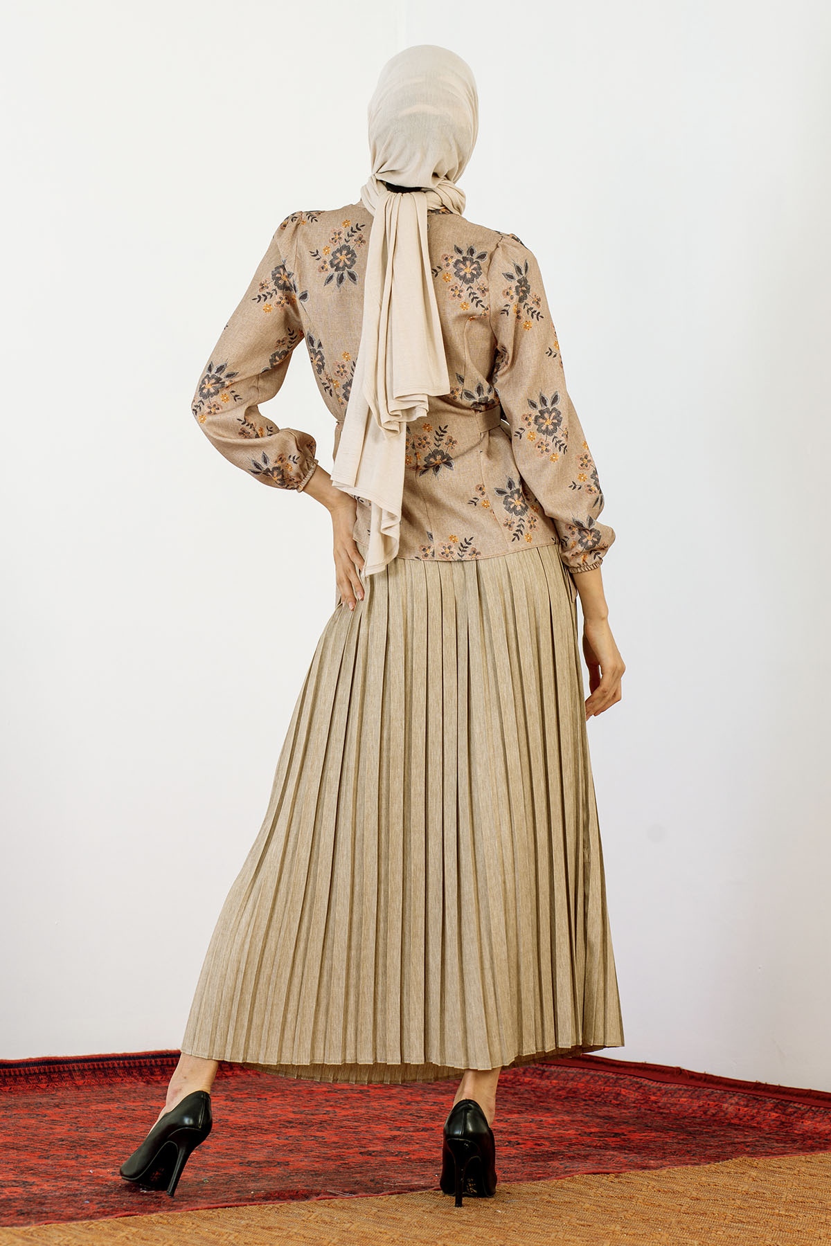 3519 Takim 38-46 Pptya - Bej - 5