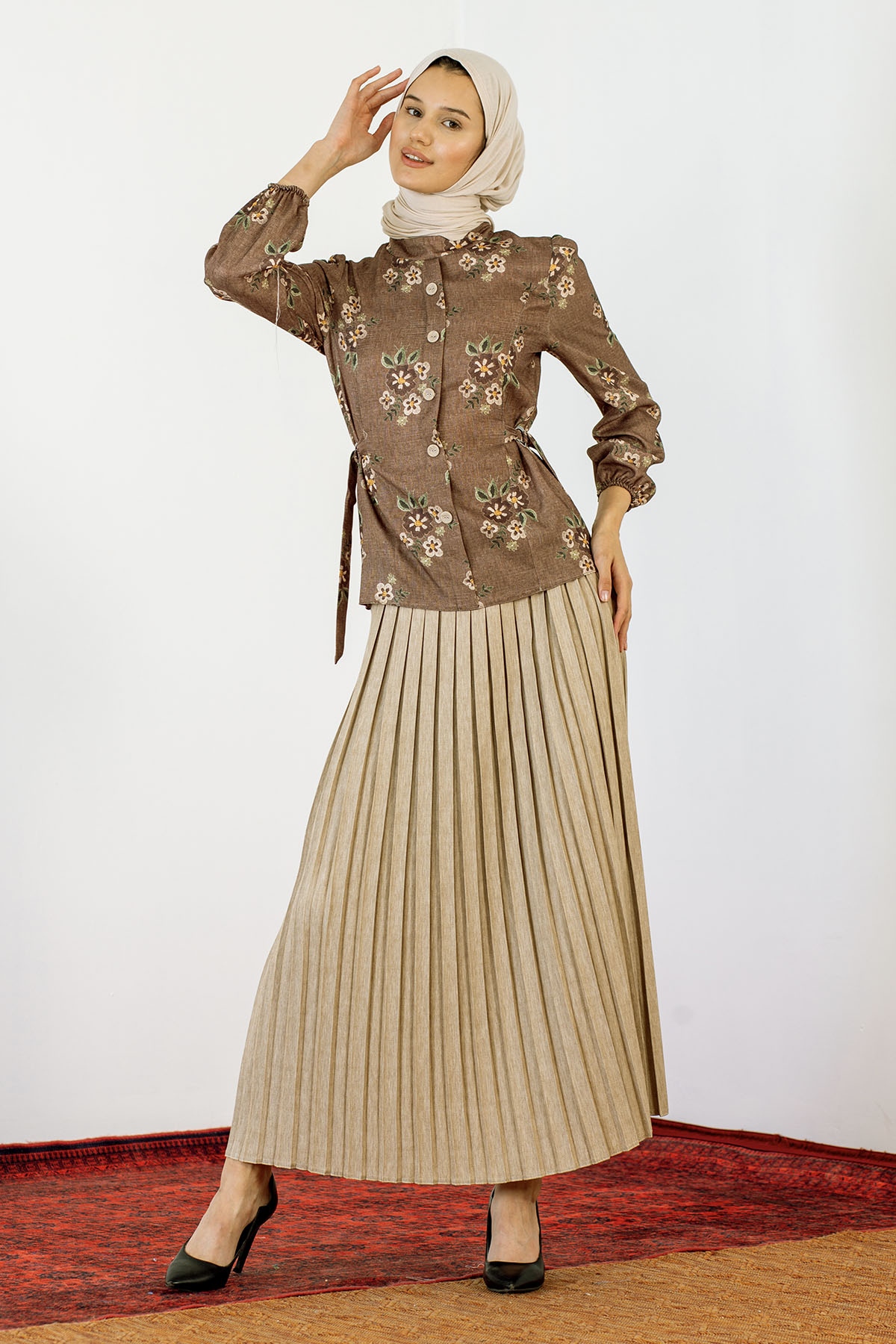 3519 Takim 38-46 Pptya - Kahve - 1