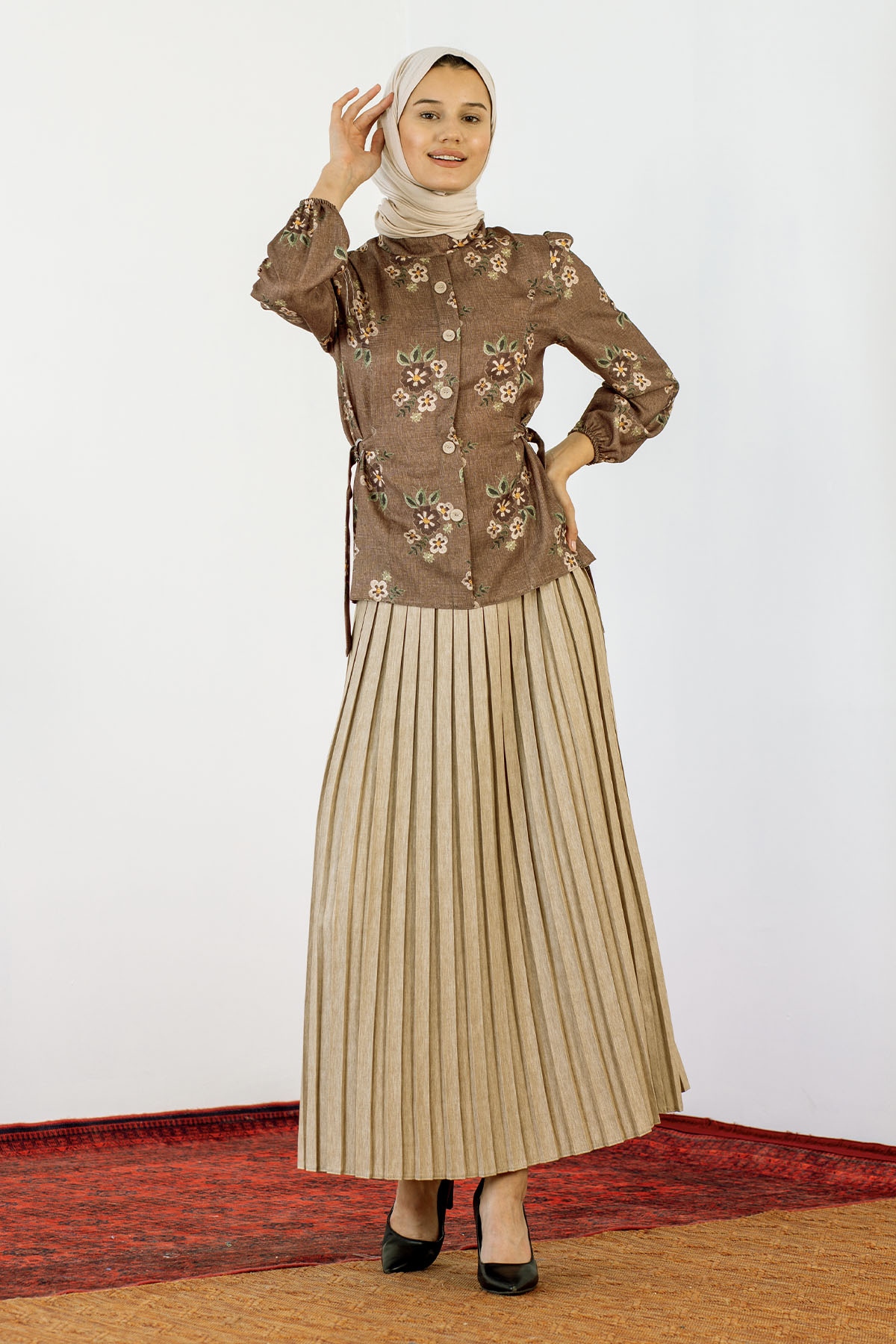 3519 Takim 38-46 Pptya - Kahve - 2