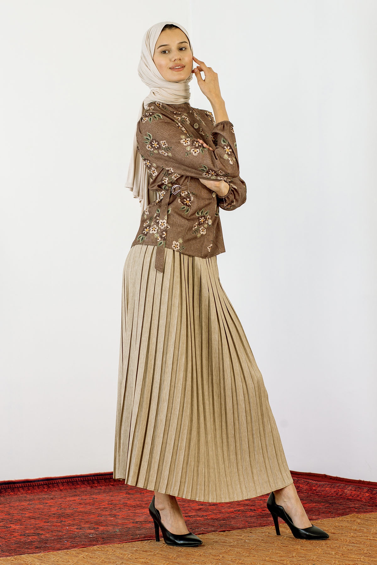 3519 Takim 38-46 Pptya - Kahve - 4