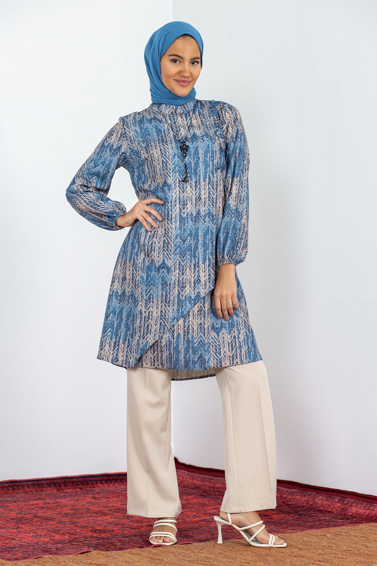 3529 Takim 42-50 Dsn - Mavi - 1