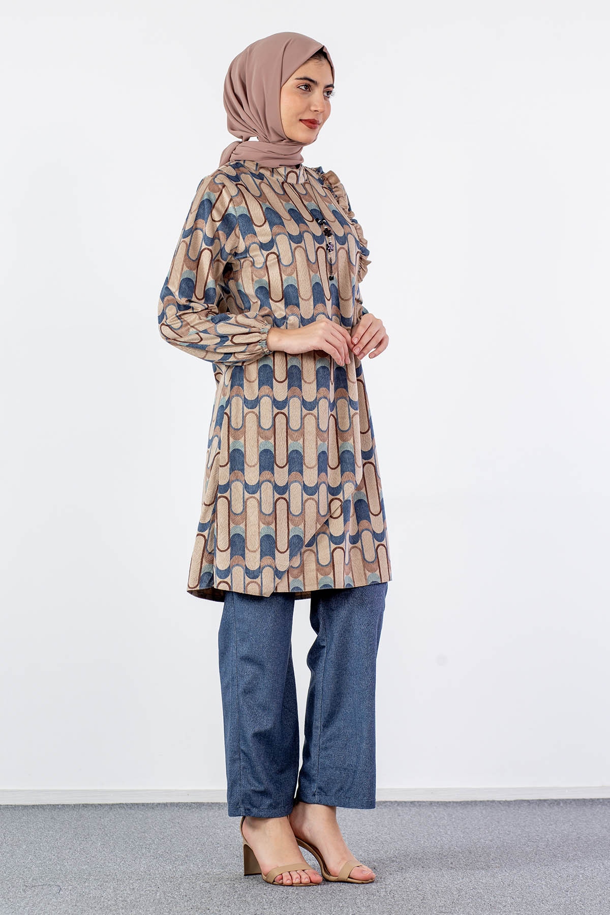 3529 Takim 42-50 Dsn - Mavi - - 2