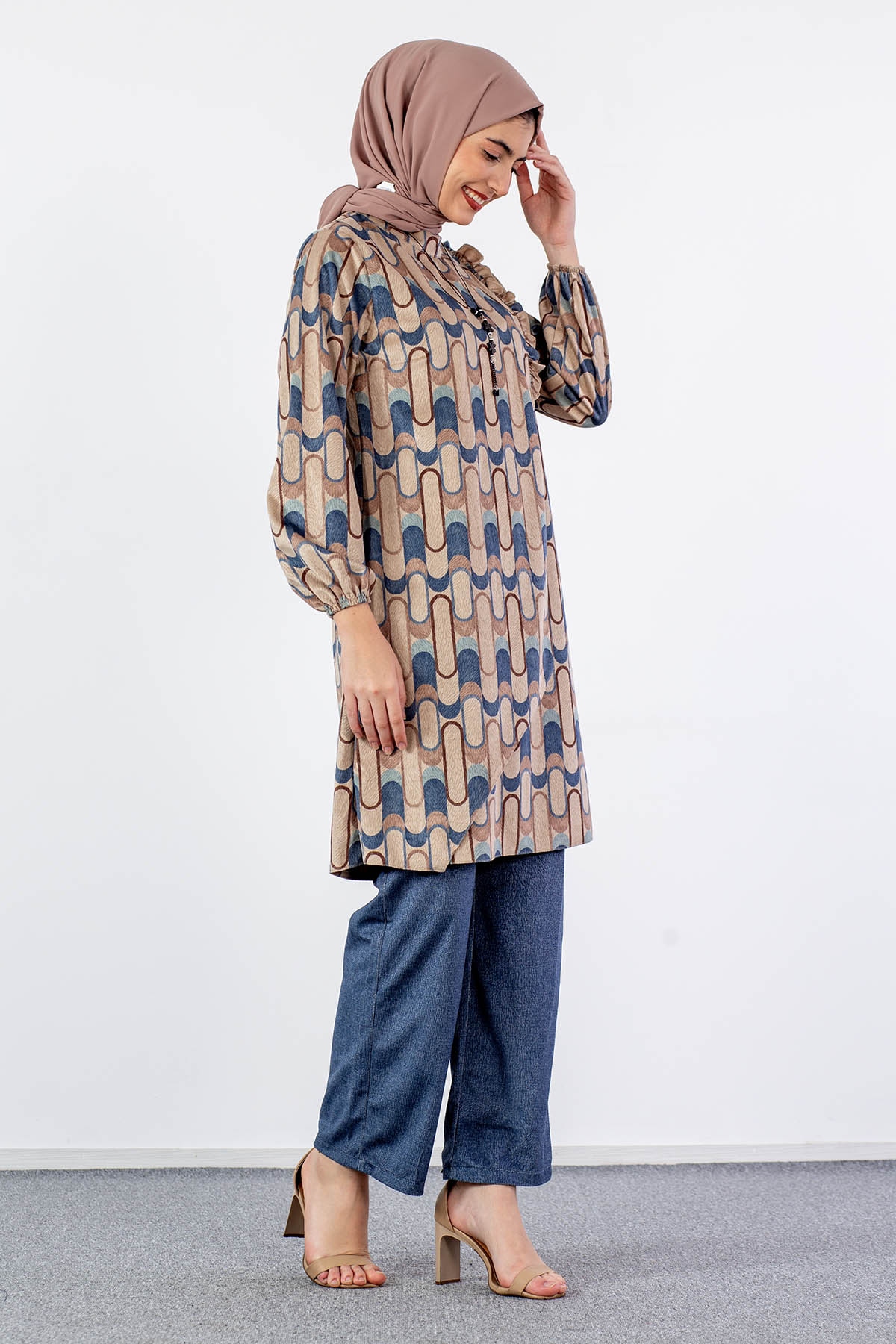 3529 Takim 42-50 Dsn - Mavi - - 3