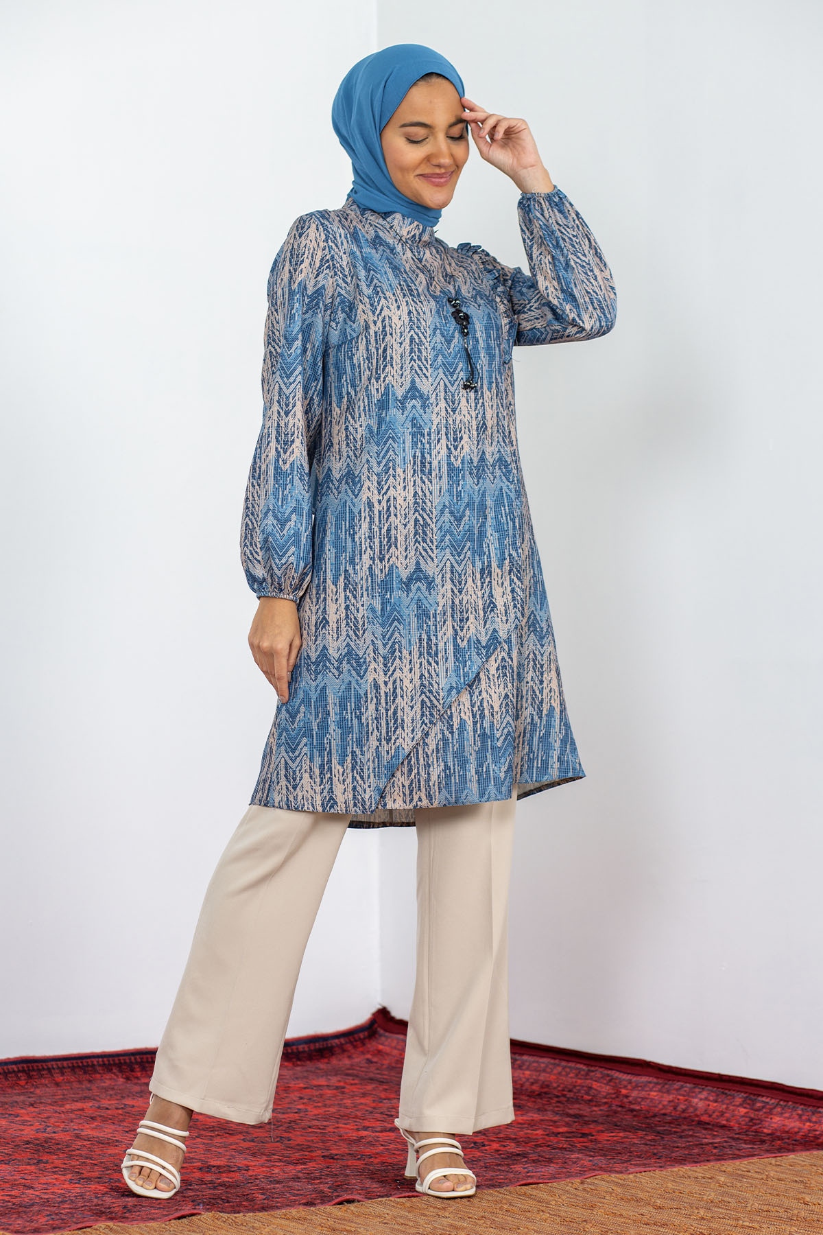 3529 Takim 42-50 Dsn - Mavi - 2