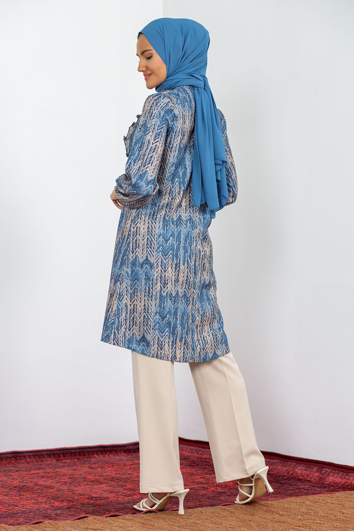 3529 Takim 42-50 Dsn - Mavi - 4