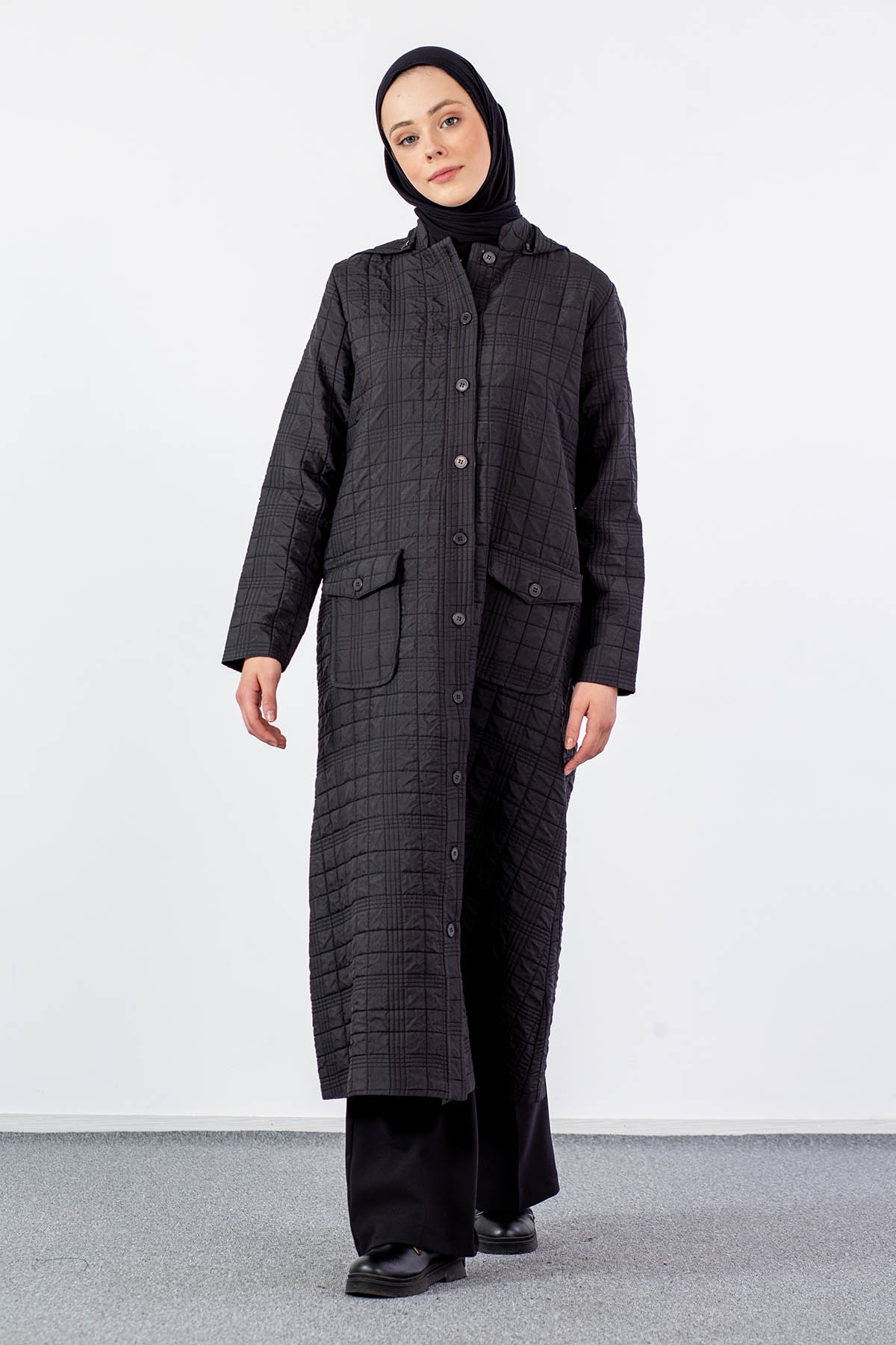 3575 Kapitone Kap 42-52 - Siyah - 1