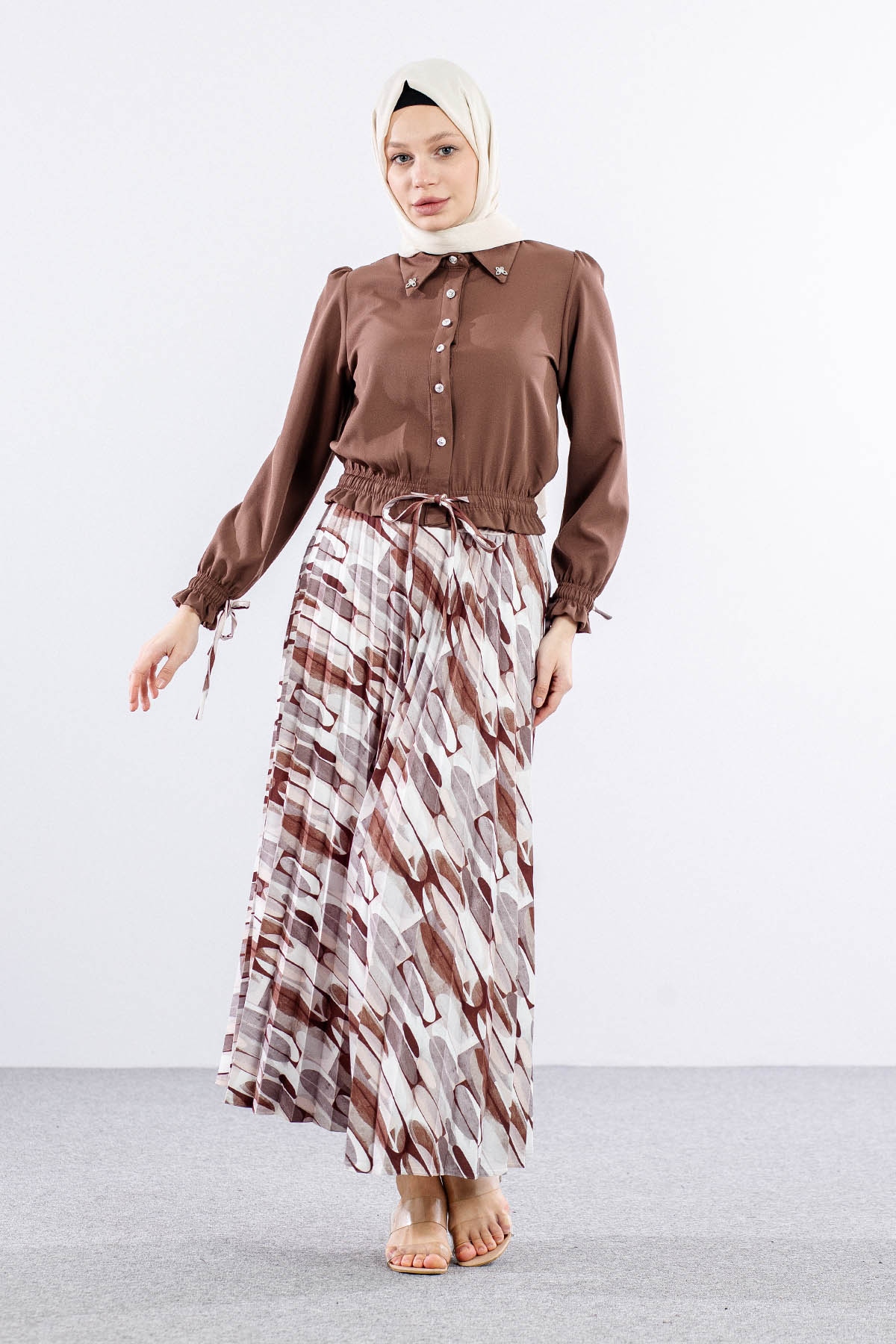 3583 E.takim 38-46 Dsn - Ekru_kahve - 1