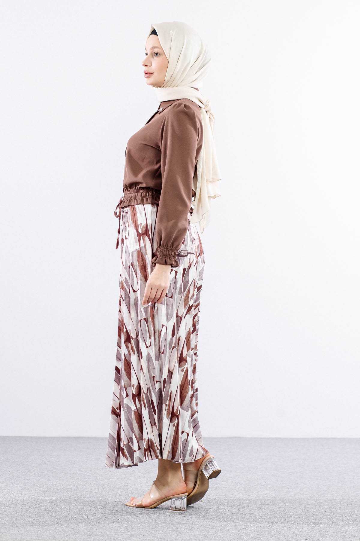 3583 E.takim 38-46 Dsn - Ekru_kahve - 6