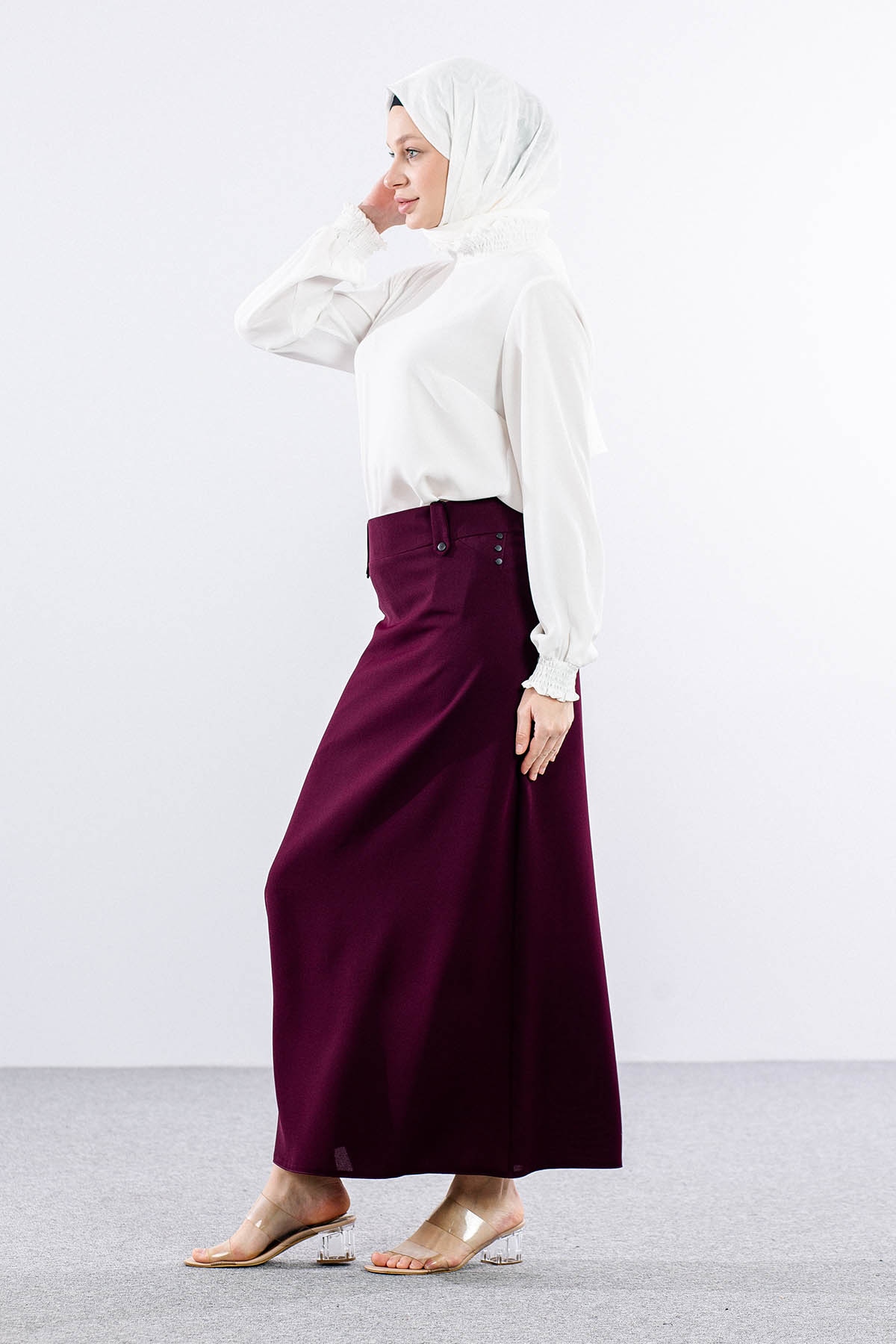 3592 Etek 42-52 - Bordo - 3