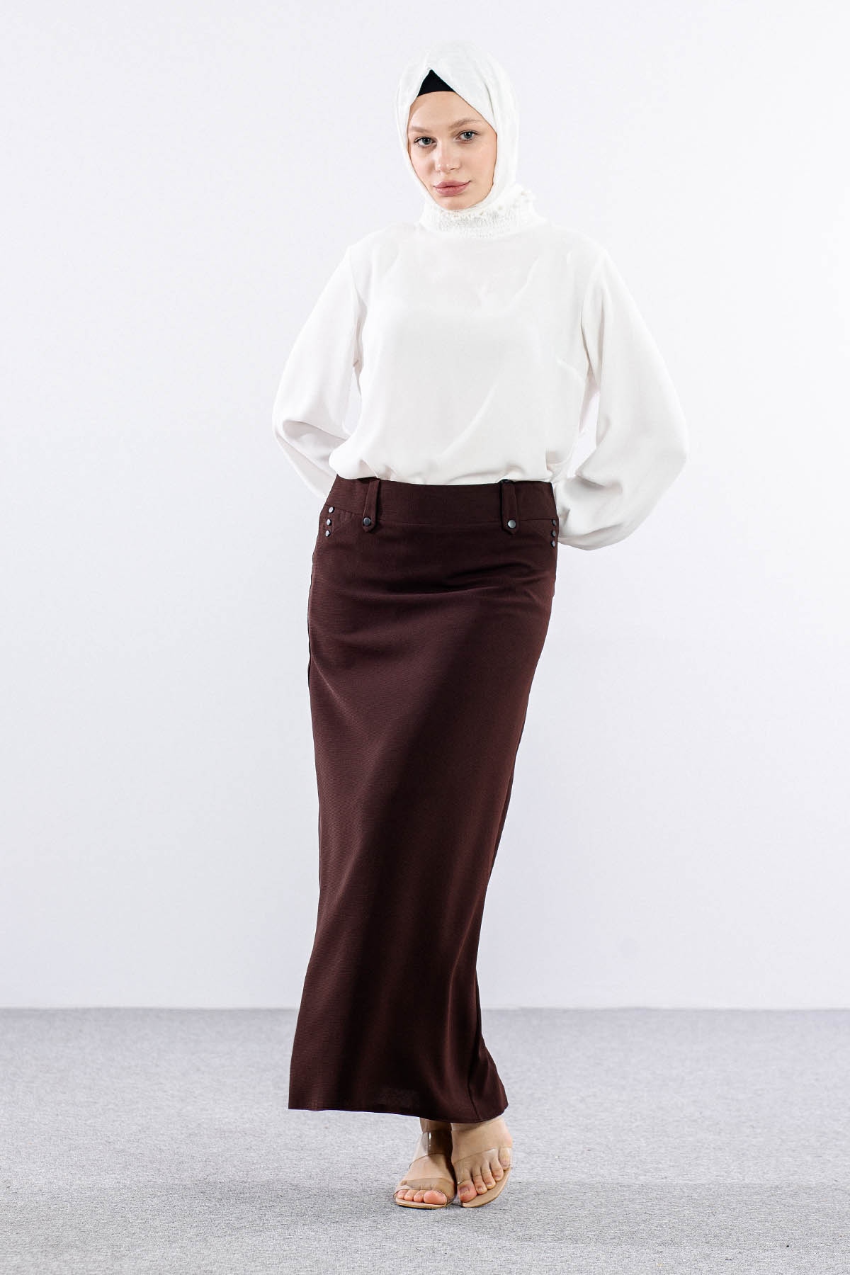 3592 Etek 42-52 - Kahve - 1