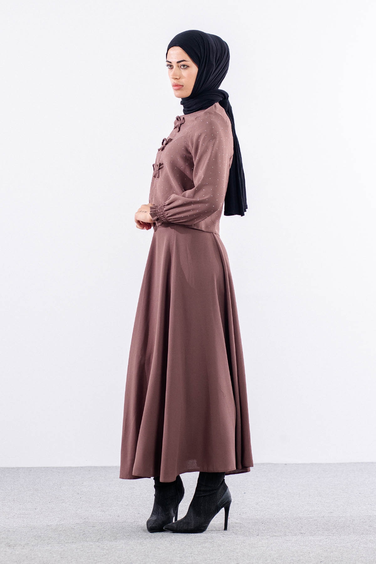 3596 Taşli E-takim 38-46 - Kahve - 5