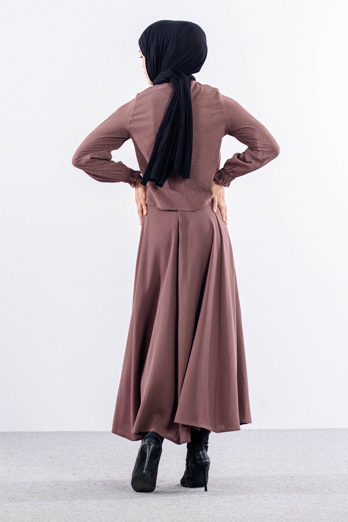 3596 Taşli E-takim 38-46 - Kahve - 6