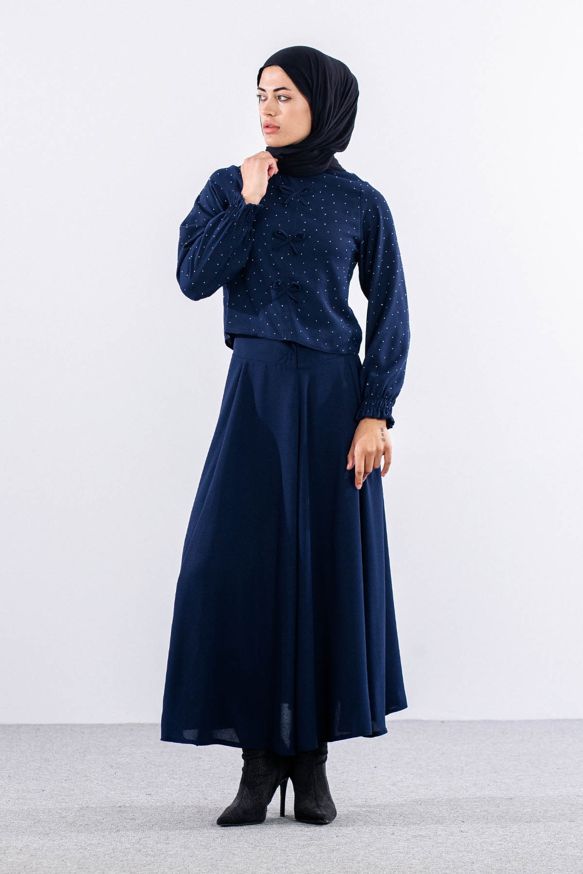 3596 Taşli E-takim 38-46 - Lacivert - 1