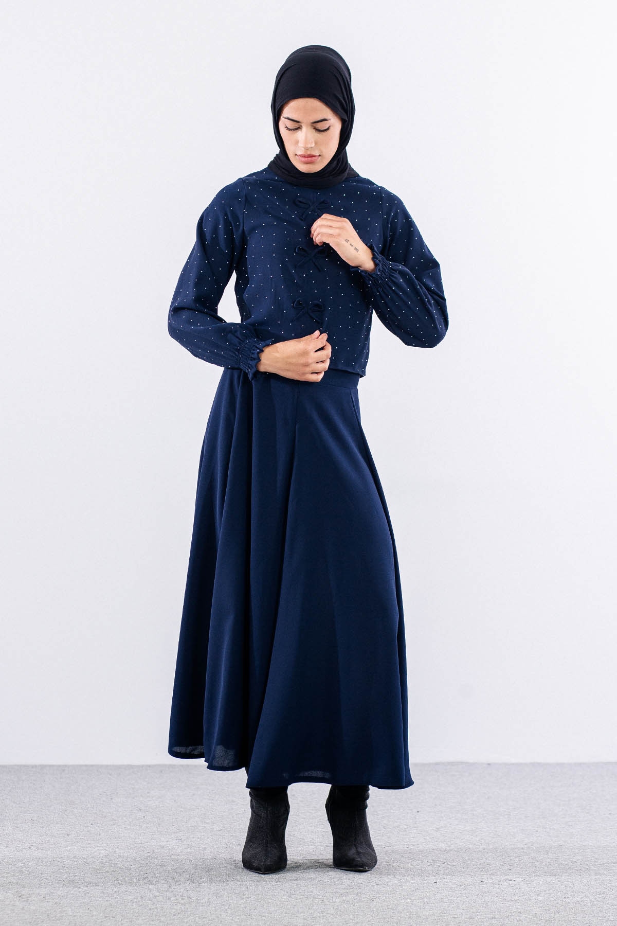 3596 Taşli E-takim 38-46 - Lacivert - 2