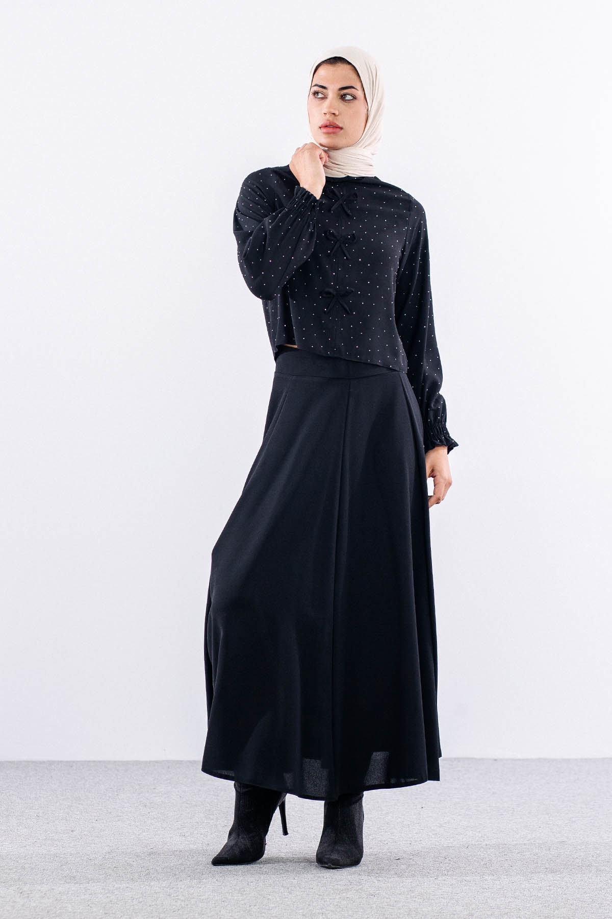 3596 Taşli E-takim 38-46 - Siyah - 2