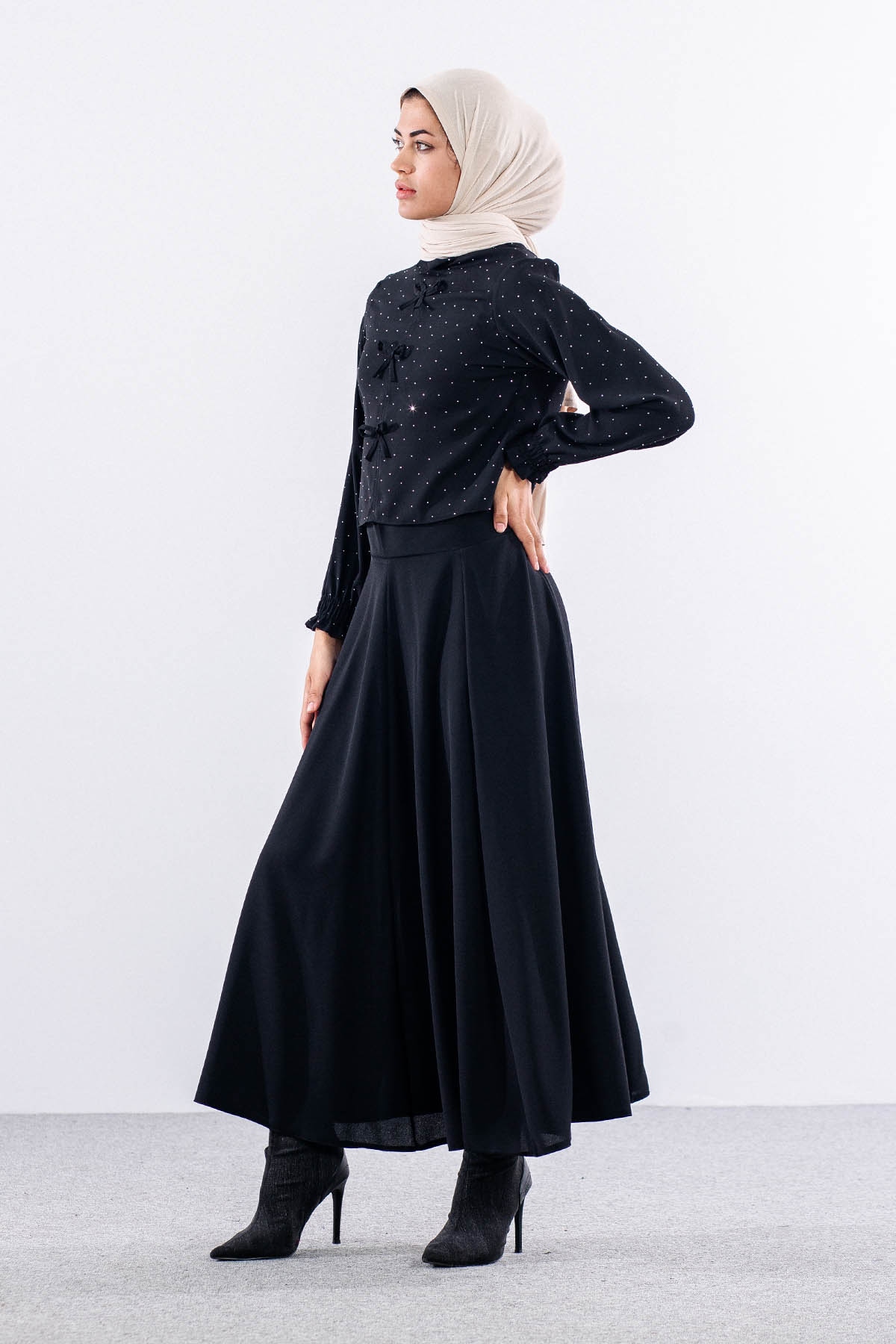 3596 Taşli E-takim 38-46 - Siyah - 3