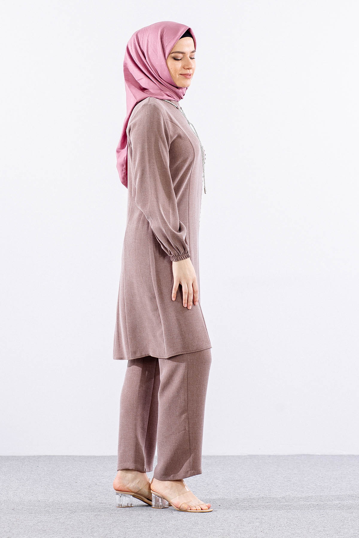 3601 şik Takim 42-50 - Kahve - 5