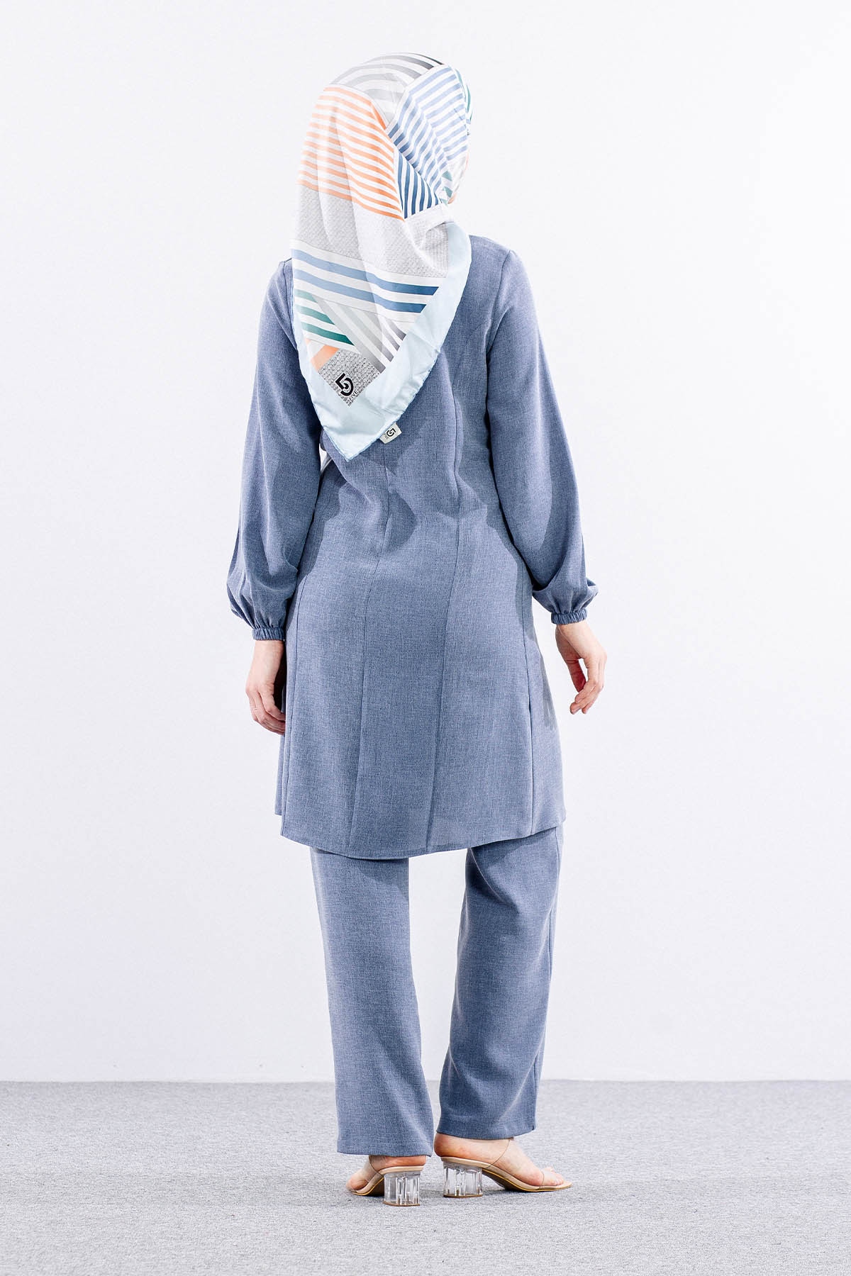 3601 şik Takim 42-50 - Mavi - 5