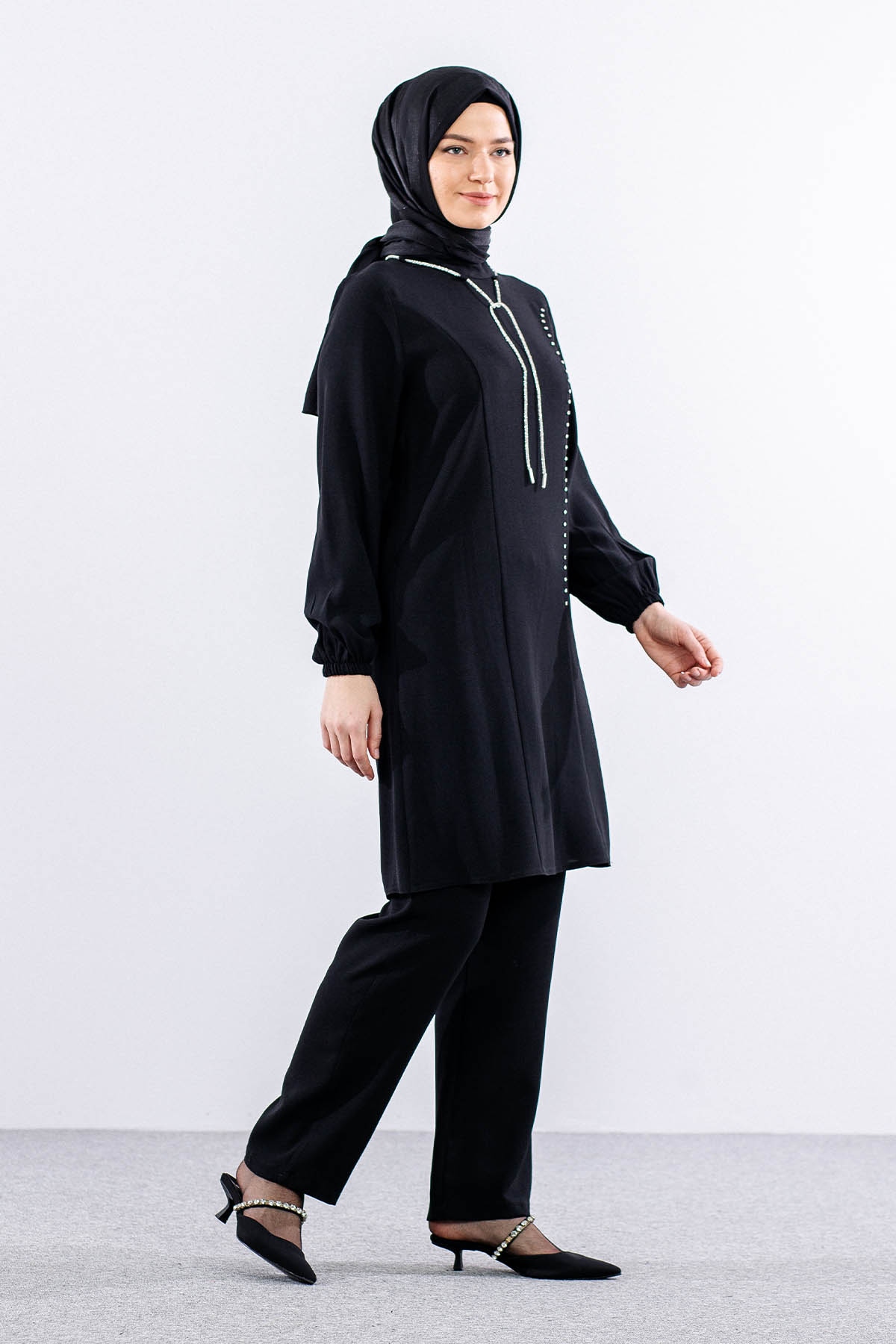 3601 şik Takim 42-50 - Siyah - 4