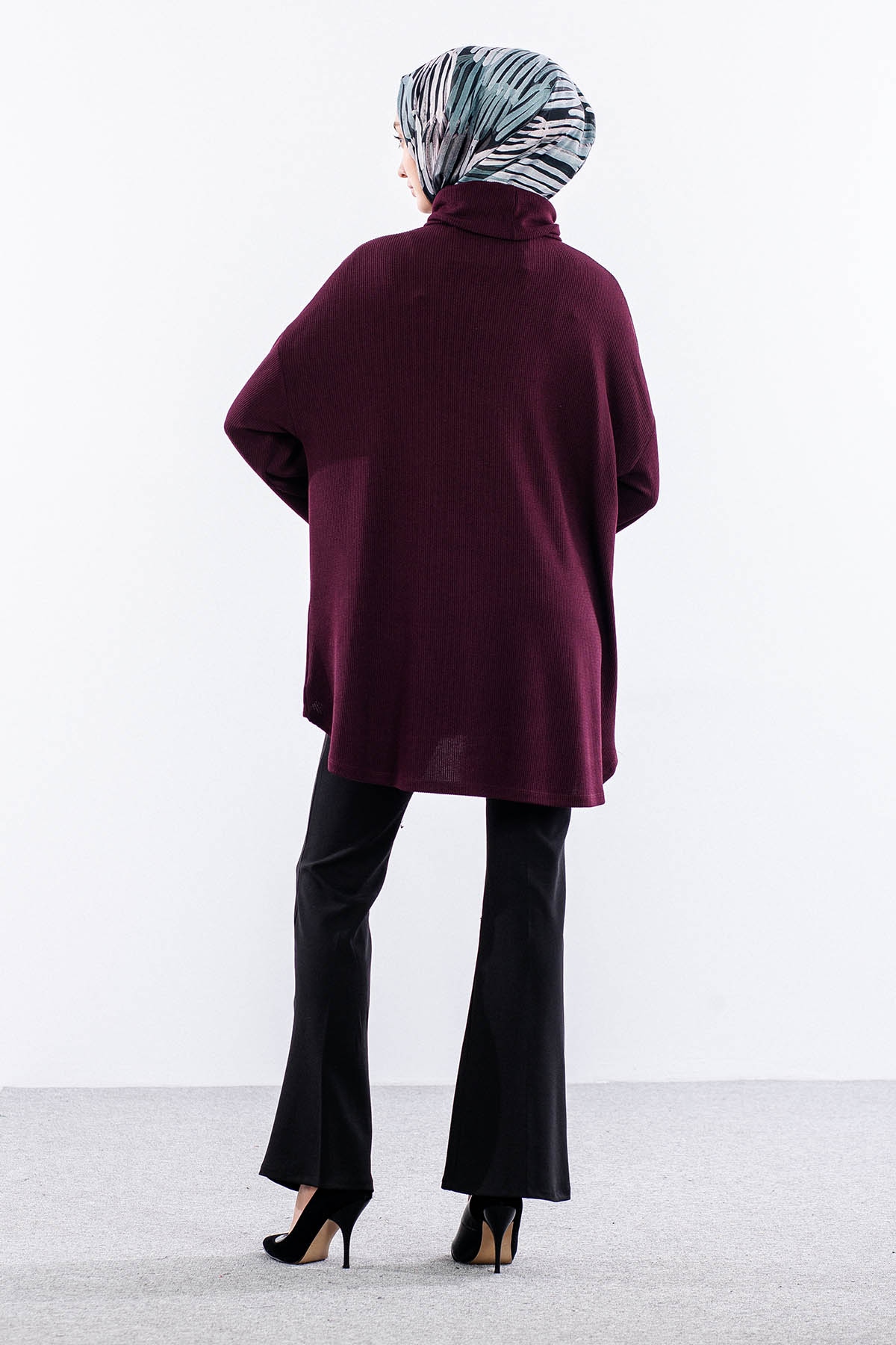 36070 Tunik Tek - Bordo - 5