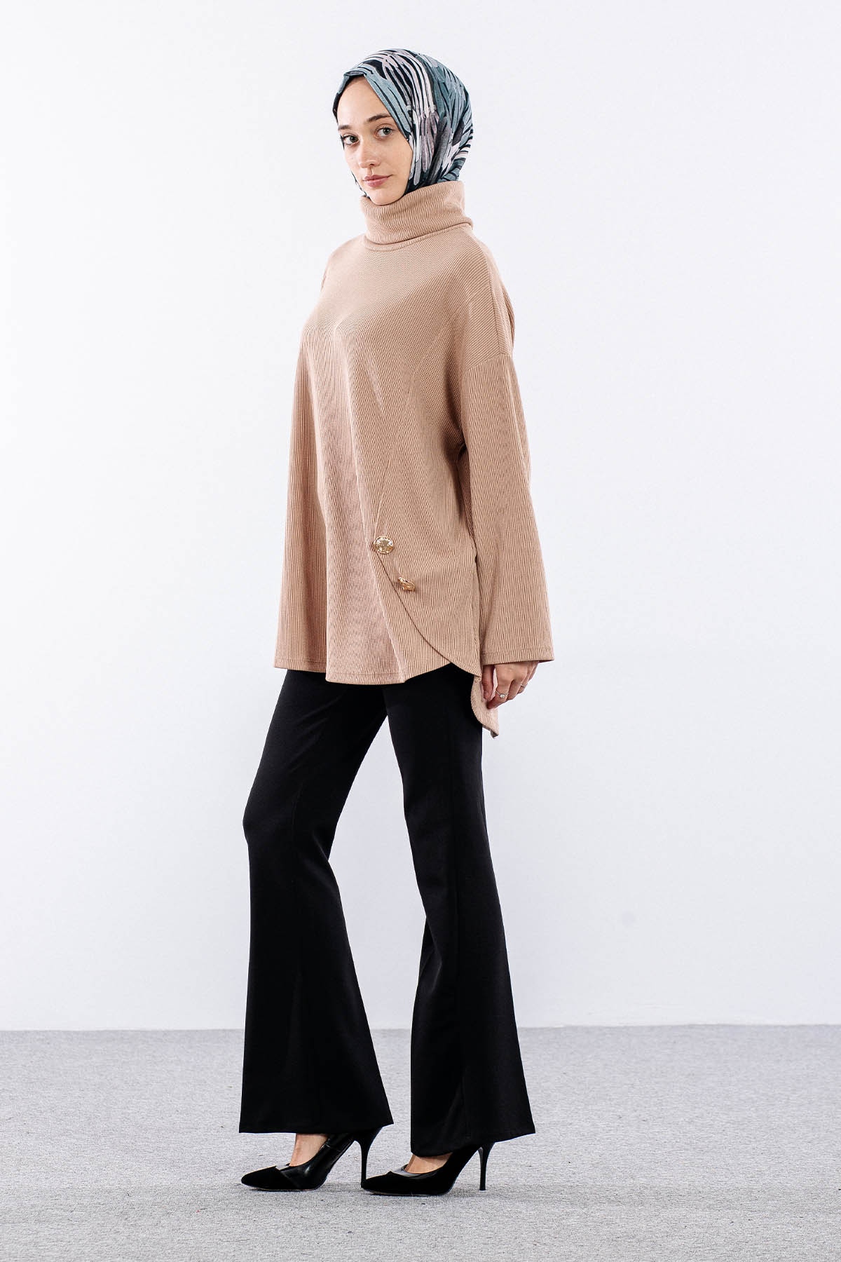 36070 Tunik Tek - Kum - 4