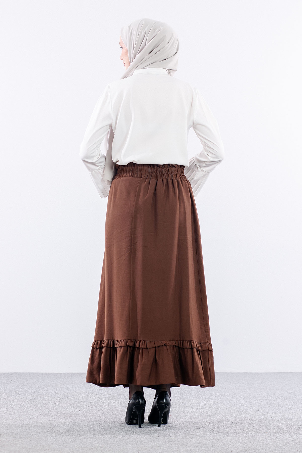 3624 Etek 38-48 Spor - Kahve - 5