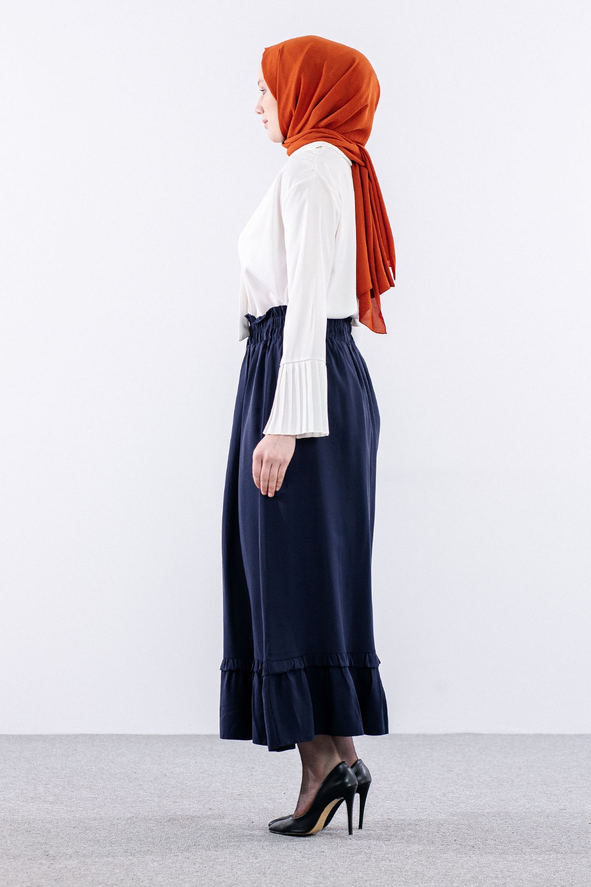 3624 Etek 38-48 Spor - Lacivert - 6