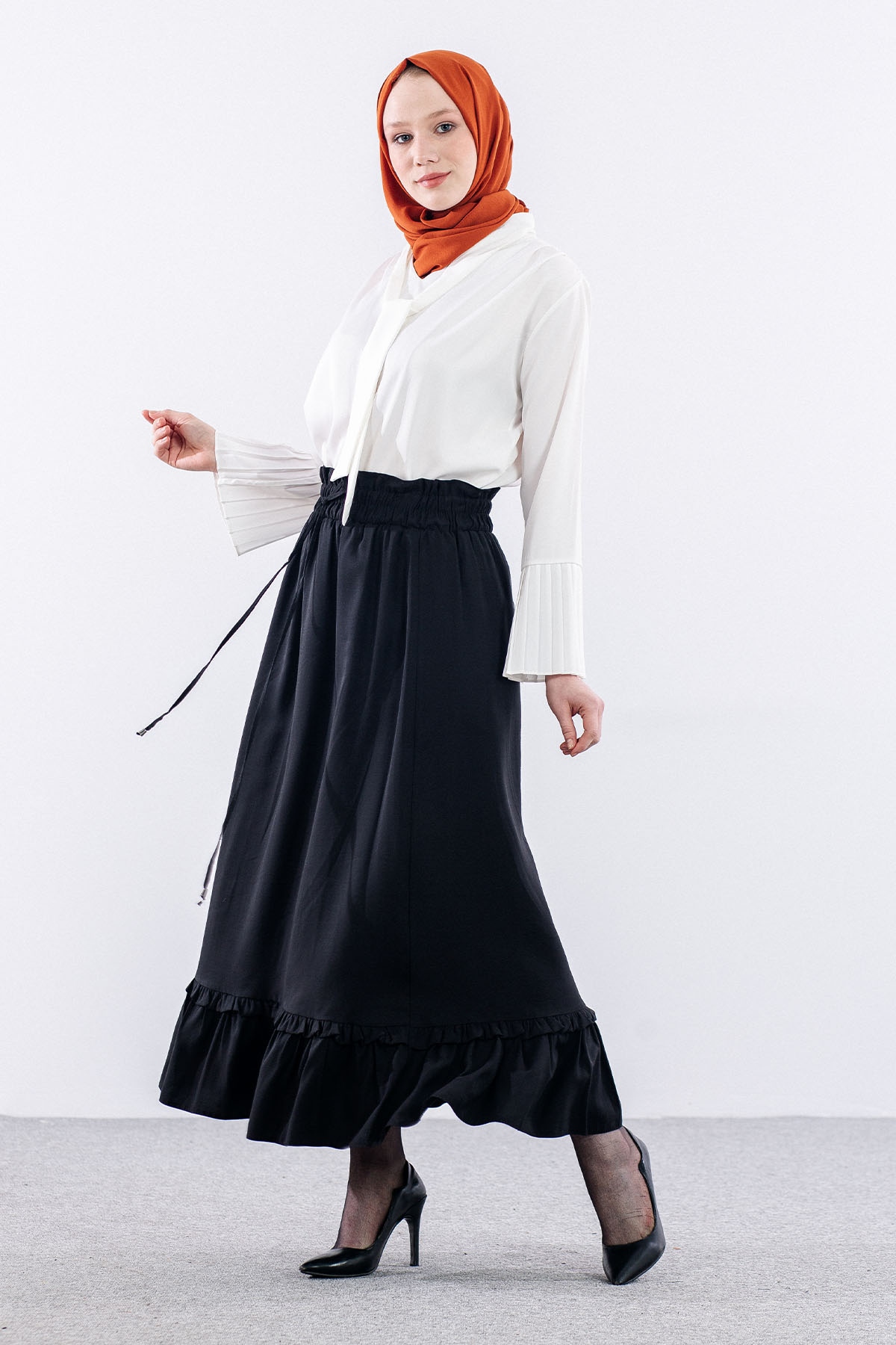 3624 Etek 38-48 Spor - Siyah - 3