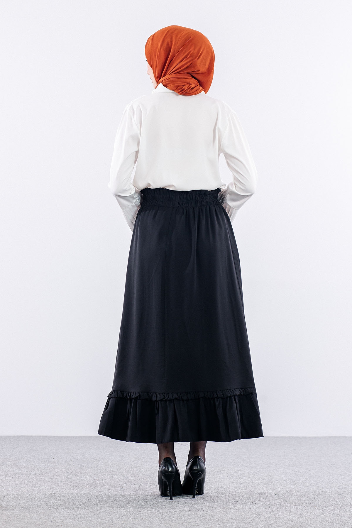 3624 Etek 38-48 Spor - Siyah - 4