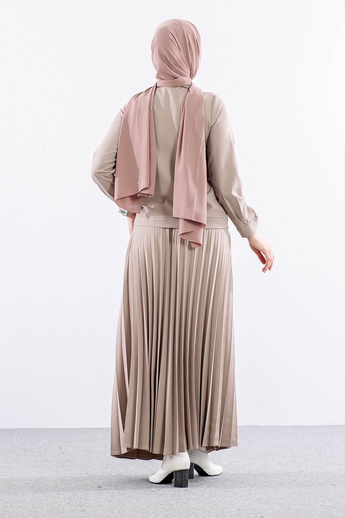 3637 Etek Takim 38-46 Pullu - Tas - 4