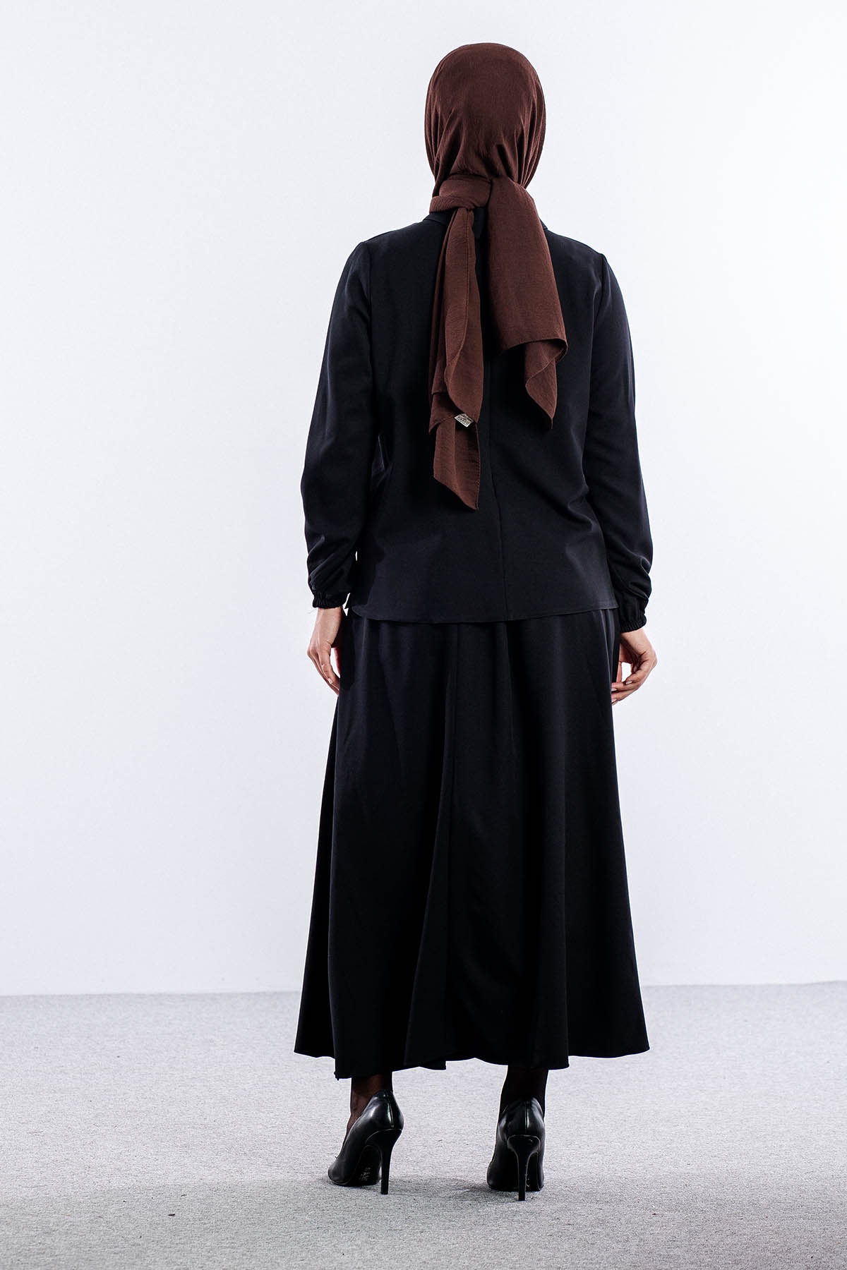 3655 E.takim 42-50  Yaka Tas Isli - Siyah - 5