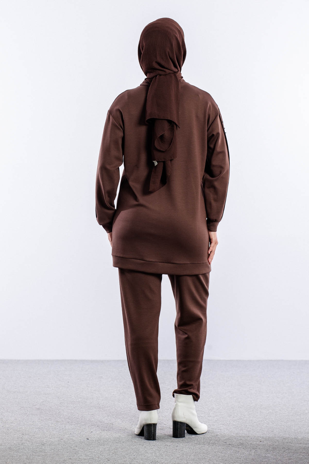 3661 Takim 38-46 Kolu Tas Detay - K_kahve - 5