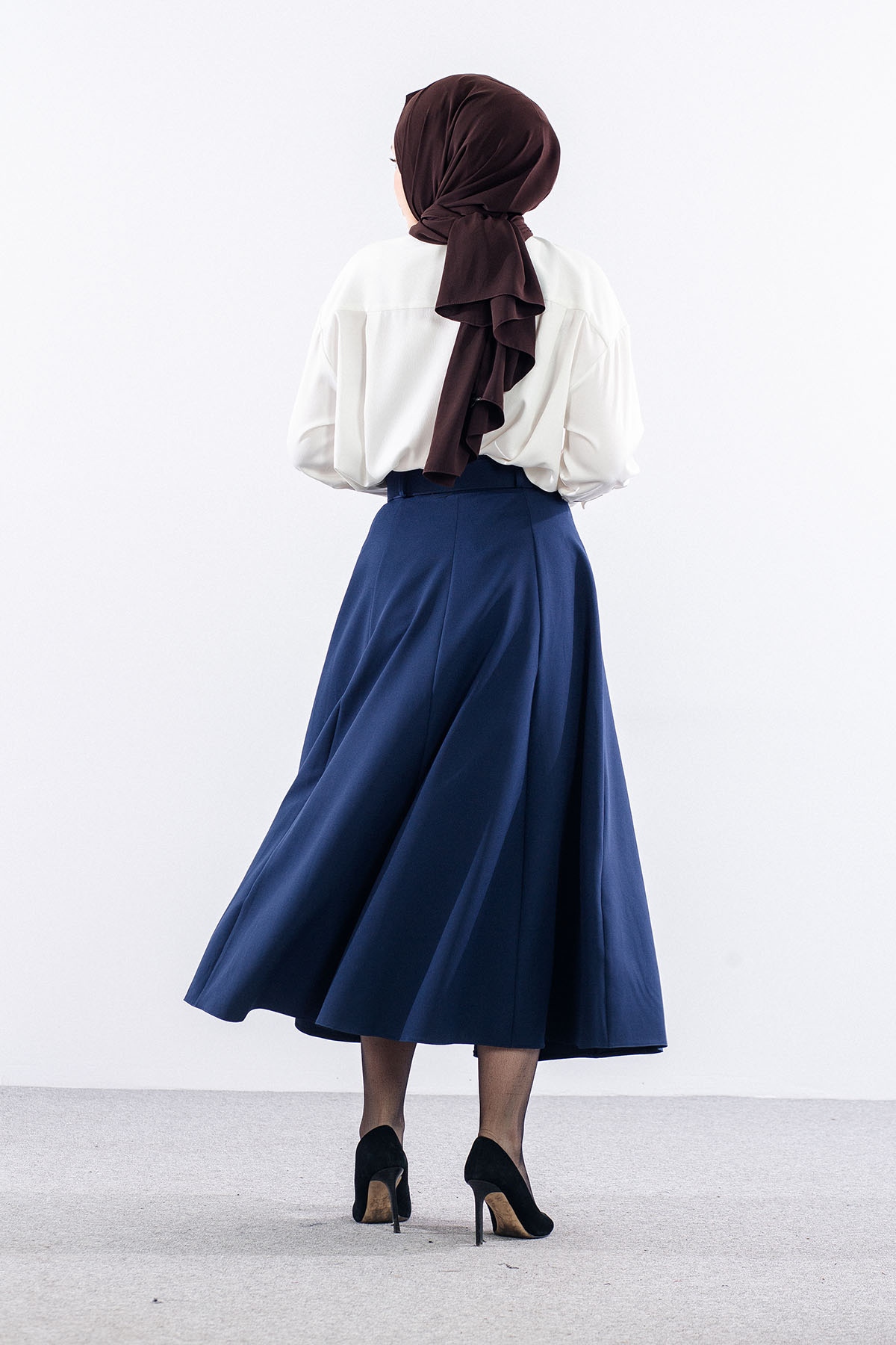 3698 Etek 38-46 (8parçali) - Lacivert - 4