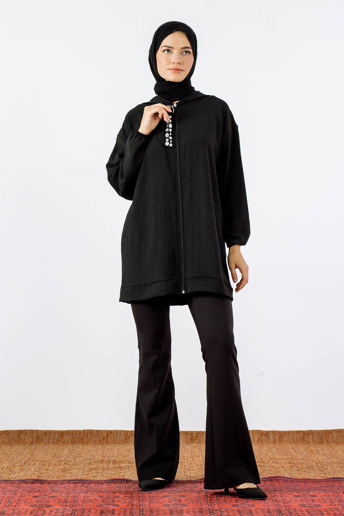 3711 Ferm Hirka Tek - Siyah - 1