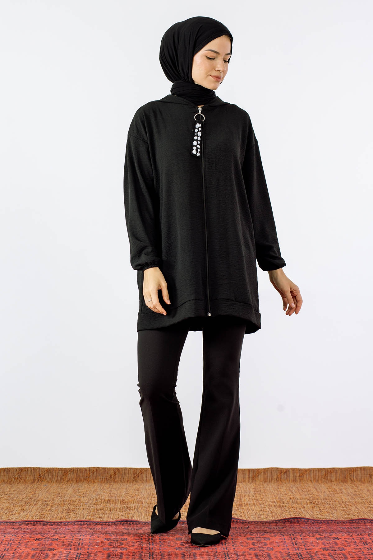 3711 Ferm Hirka Tek - Siyah - 3