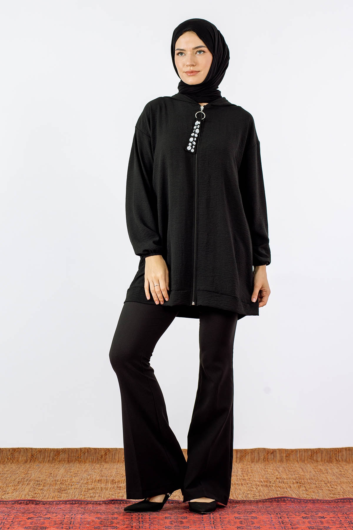 3711 Ferm Hirka Tek - Siyah - 4