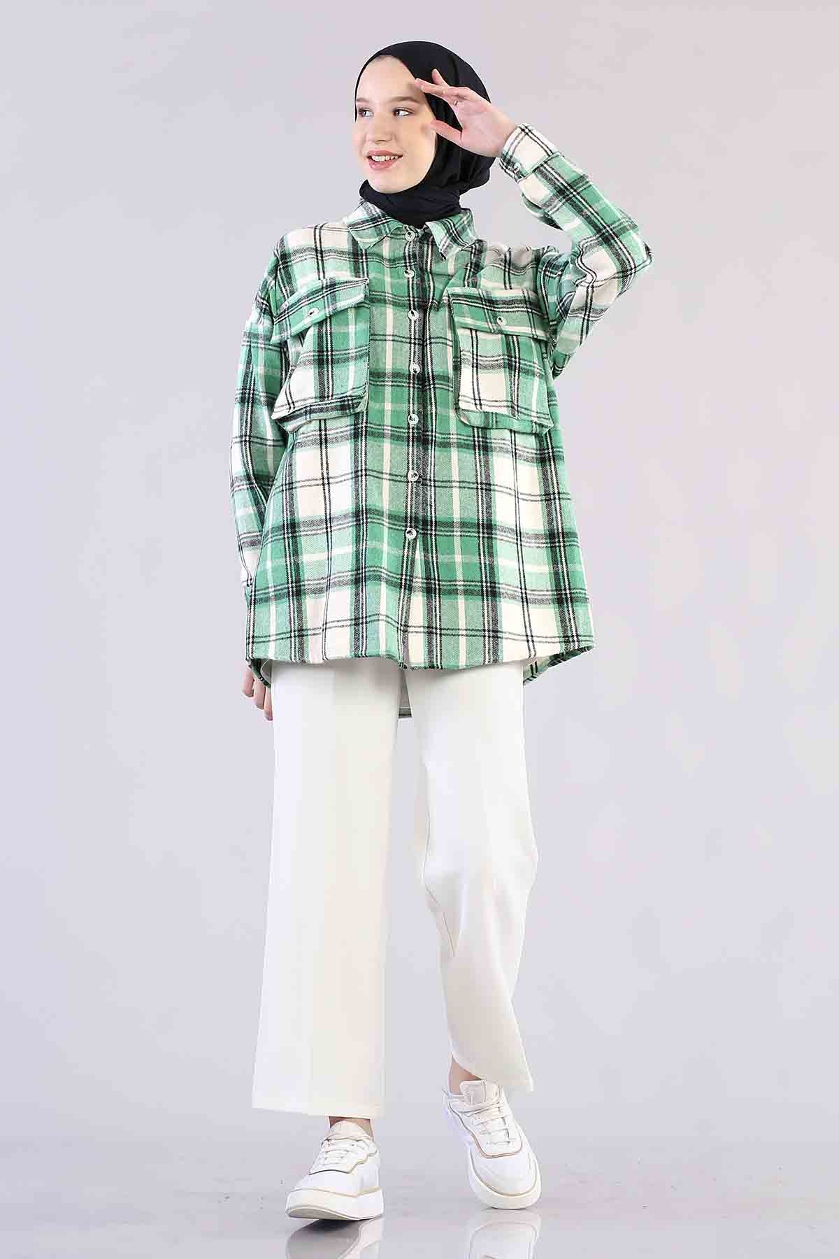 3746 Oduncu Gömlek Tek - Benetton - 1