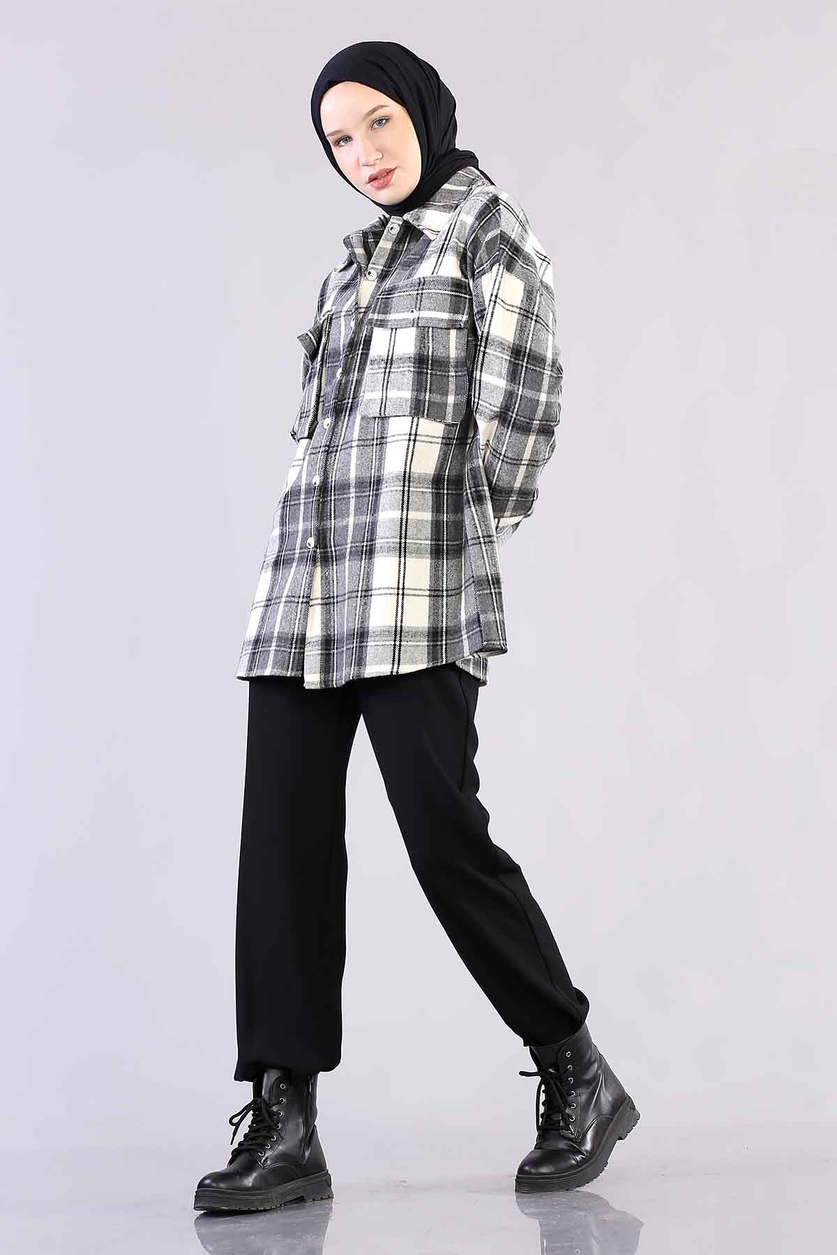 3746 Oduncu Gömlek Tek - Siyah - 2