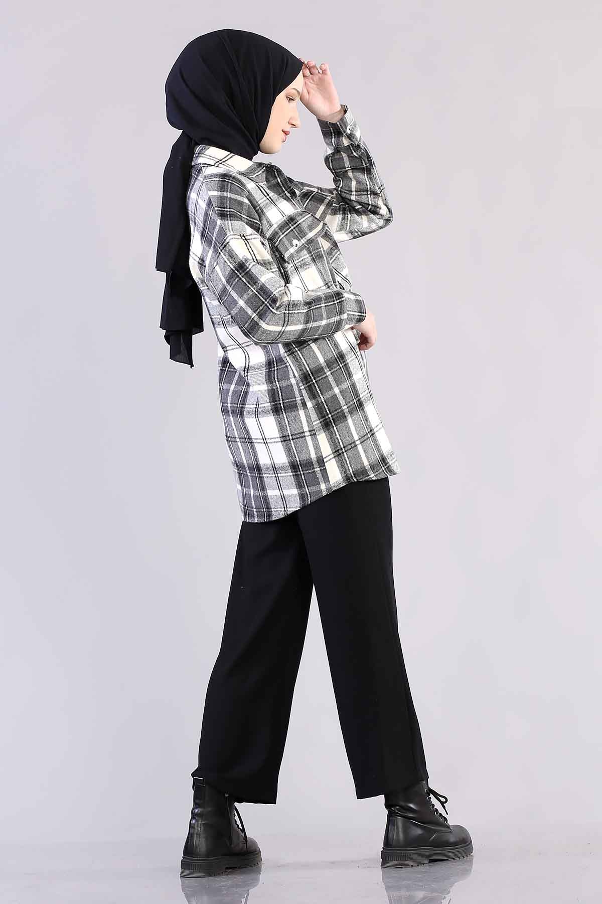 3746 Oduncu Gömlek Tek - Siyah - 3